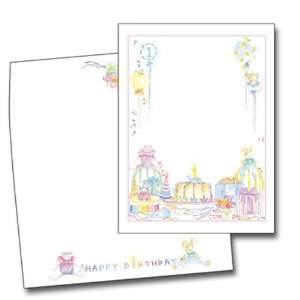   Birthday Party Invitation with Coordinating Envelope   Package of 25