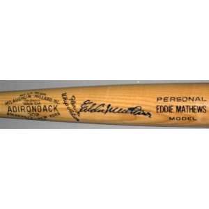   Eddie Mathews Bat   Adirondack ~psa Coa~hof~   Autographed MLB Bats