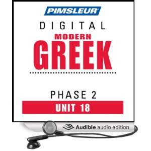 Greek (Modern) Phase 2, Unit 18 Learn to Speak and Understand Modern 