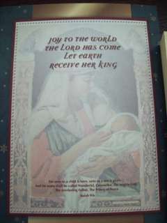 NIB GO JOYFUL GLORY TO THE NEWBORN KING CHRISTMAS HOLIDAY CARDS ENV 20 
