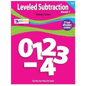 Leveled Math Subtraction Book 1