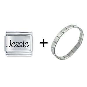  Name Jessie Italian Charm Pugster Jewelry