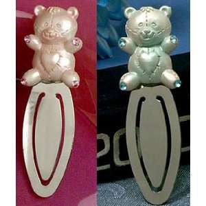  Teddy Bear Bookmark   Pink or Blue