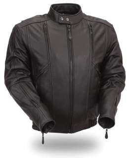 HOUSE OF HARLEY MENS LEATHER BOMBER JACKET FIM238MNZ  