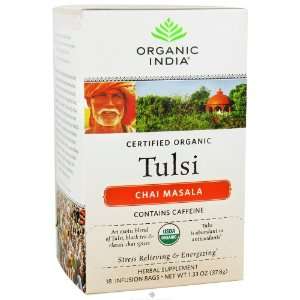  Organic India Tulsi Tea, Chai Masala, 18 Tea Bags Health 