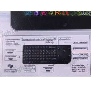 4G Mini Wireless Laser Keyboard with Mouse Trackball  