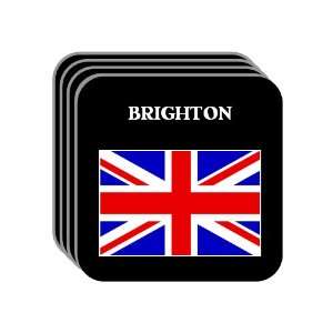  UK, England   BRIGHTON Set of 4 Mini Mousepad Coasters 