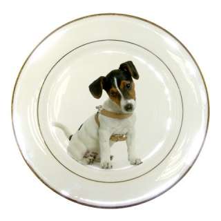 JACK RUSSEL TERRIER DOG DOGS PORCELAIN CHINA WARE PLATE  
