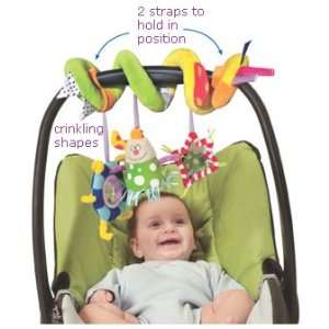 Taf Toys Kooky Spiral Stroller Toy Wraps Around Most Infant Carriers 