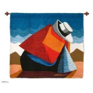  Wool tapestry, Loneliness