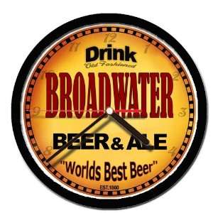  BROADWATER beer and ale cerveza wall clock Everything 