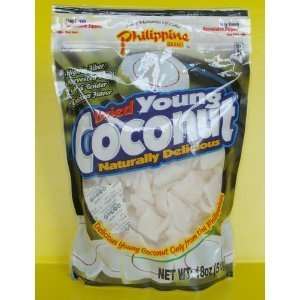Philippine Dried Young Coconut 18 oz  Grocery & Gourmet 