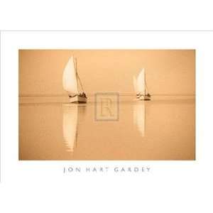  Nile Boats by Jon hart Gardey 28x20