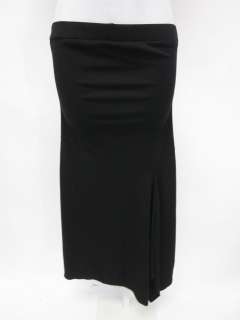 RUBY Black A Symmetrical Side Slit Full Length Skirt S  