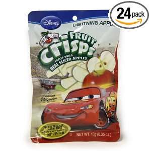 Brothers All Natural Cars Apple Crisps, 0.35 Ounce Pouches (Pack of 24 