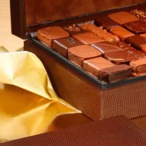 Lizard Forever Luxury Gift Box (30 Gourmet French Chocolates   Dark 
