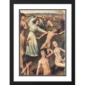  Memling, Hans 19x24 Framed and Double Matted Last Judgment 