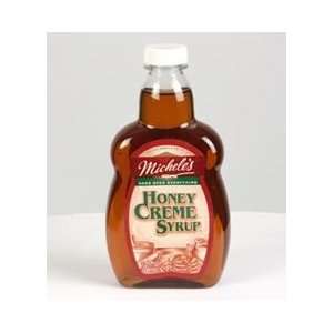 Michele Syrups, Honey Creme Pancake Syrup, 13 Ounce Bottle  