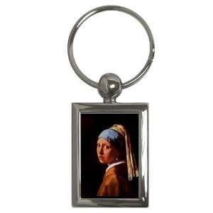  Girl with a Pearl Vermeer Key Chain