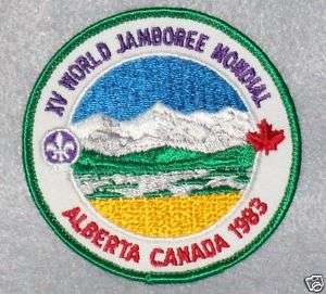 Boy Scout Patch Canada Jamboree XV World Gauze Back BSA  