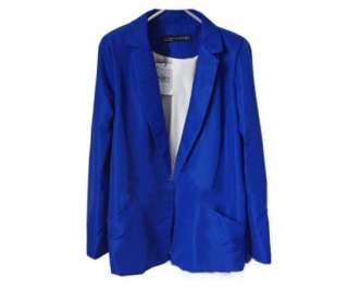 LZARAOVE By Zara Women Blazer Plain Boyfriend Casual Jacket Suit No 