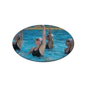  Synchronized Swimming sport oval magnet