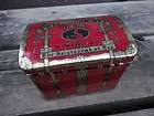 Old Swee Touch Nee Steamer Trunk Red Advertising Tea Ti