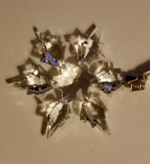 SWAROVSKI Crystal LARGE STAR SNOWFLAKE Ornament 2010  
