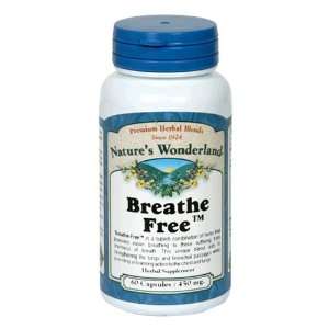  Natures Wonderland BREATHE FREE, 60 Capsules Health 