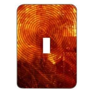   Metal Designer Switch Plate Abstract   (SCSAB 101)