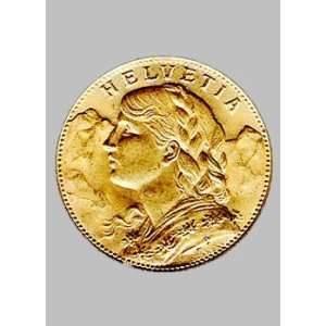  1935 20 Franc Switzerland gold coin Helvetia Everything 