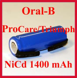 Braun Oral B ProCare Triumph 1400mah NiCd Battery, New  