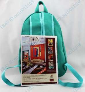 Women Fashion Green Canvas Backpack Handbag Purse A36 I  