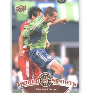   Nate Jaqua / Soccer Cards / Sounders / In a screw down case Sports