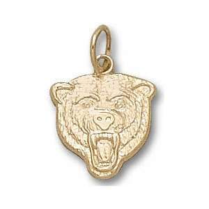  Chicago Bears Solid 14K Gold Bear Logo 1/2 Pendant 