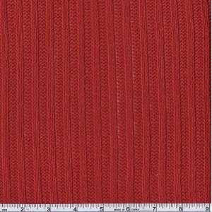  48 Wide Ribbed Sweater Knit Red Fabric By The Yard Arts 