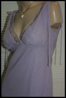 BREAKIN LOOSE ~ New $50 V Cut Lilac DRESS ~ Sz 9/10  