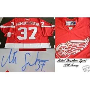  Mikael Samuelsson Signed Jersey   08cup