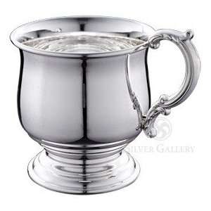  Empire Sterling Silver Bulged Footed Baby Cup Baby
