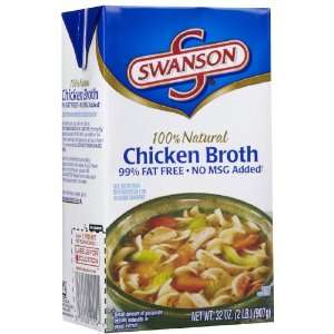 Swanson Chicken Broth, 32 oz  Grocery & Gourmet Food