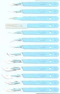 SWANN MORTON ONE STOP SHOP FOR STERILE DISPOSABLE SCALPELS BOXES of 10
