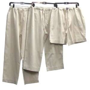  Missy 3 Piece Bottom Set (Pant, Capri, Shorts) Case Pack 