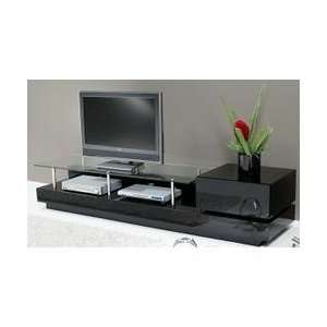  Chintaly Glass Top TV Stand   Chintaly Furniture   VOLANI TV 