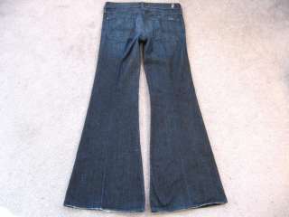 SEVEN MANKIND FOR ALL 7 JEANS SUPER FLARE BELL BOTTOM 29  