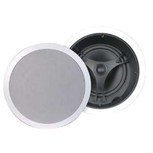   Pair Two Way Poly Cone Woofer With Rubber Surround
