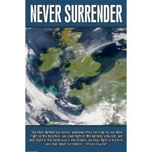   By Buyenlarge Never Surrender 12x18 Giclee on canvas