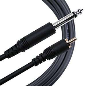   PR 03 1/4 to RCA Unbalanced Patch Cable 3 feet Musical Instruments
