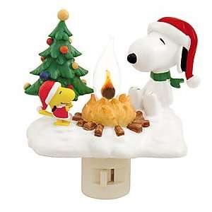 Snoopy & Woodstock With Campfire Night Light