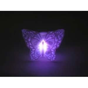   Color Butterfly 2pc Romantic Christmas Gift Changing LED Candle Lights