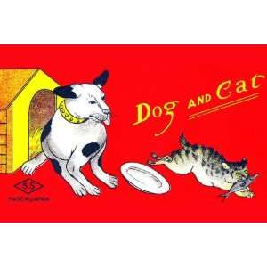  Exclusive By Buyenlarge Dog and Cat 12x18 Giclee on canvas 